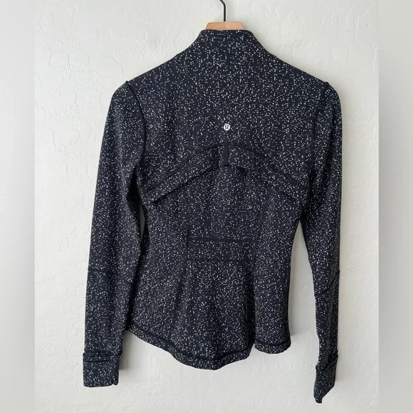 Lululemon define jacket black white dot 6